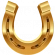 gold horseshoe